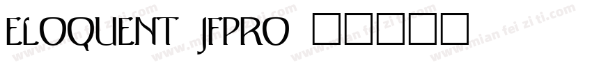 Eloquent JFPRo字体转换